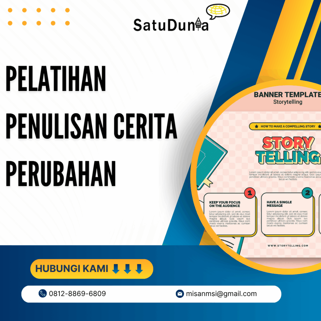 Pelatihan menulis Cerita Perubahan